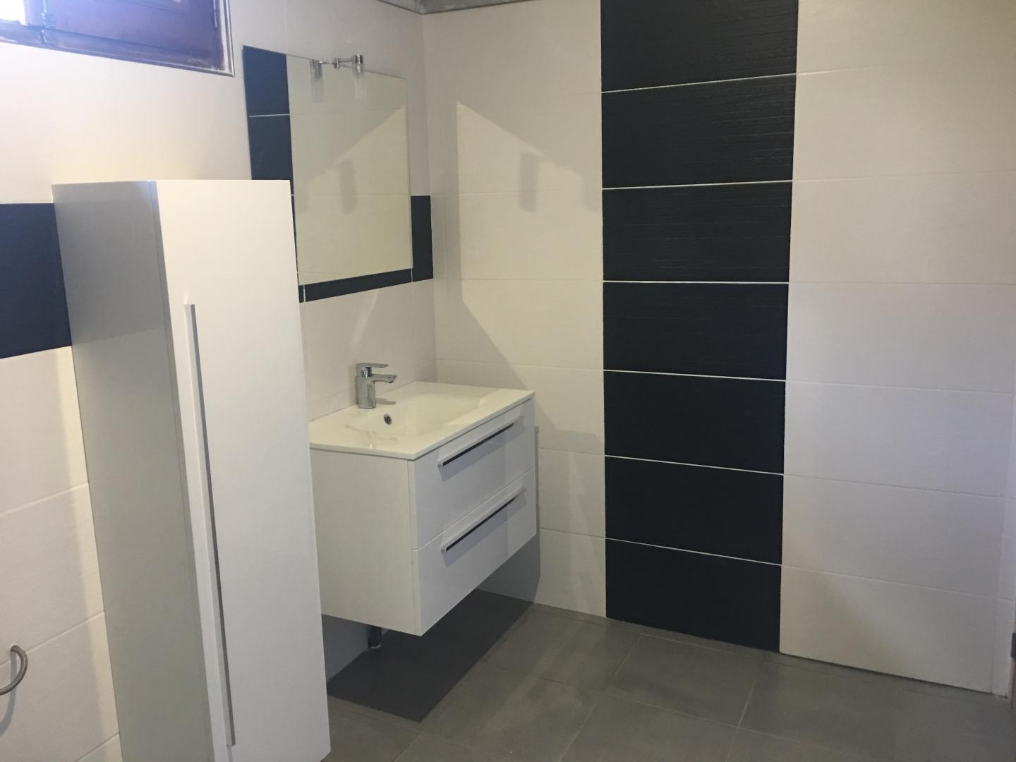 Comment aménager une petite salle de bain pour optimiser l'espace ? Guadeloupe<br>Aménagement de salle de bains, Guadeloupe<br>Salle de bains, Guadeloupe